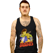 Load image into Gallery viewer, Daily_Deal_Shirts Tank Top, Unisex / Small / Black Escape From Springfield

