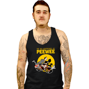 Daily_Deal_Shirts Tank Top, Unisex / Small / Black The Big Adventures of Pee Wee