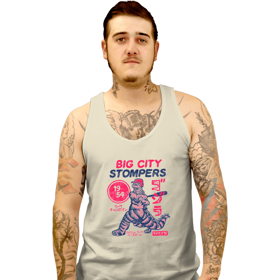 Shirts Tank Top, Unisex / Small / White Big City Stompers