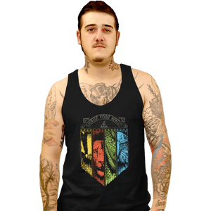 Daily_Deal_Shirts Tank Top, Unisex / Small / Black Choose Your House