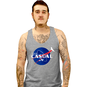Shirts Tank Top, Unisex / Small / Sports Grey Fly Casual