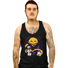 Load image into Gallery viewer, Daily_Deal_Shirts Tank Top, Unisex / Small / Black Magical Halloween Moon
