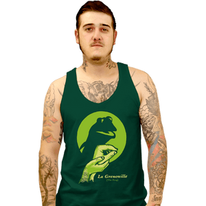 Daily_Deal_Shirts Tank Top, Unisex / Small / Black La Grenouille