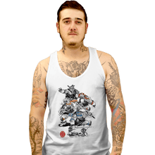 Load image into Gallery viewer, Daily_Deal_Shirts Tank Top, Unisex / Small / White Ninja Turtles Sumi-e
