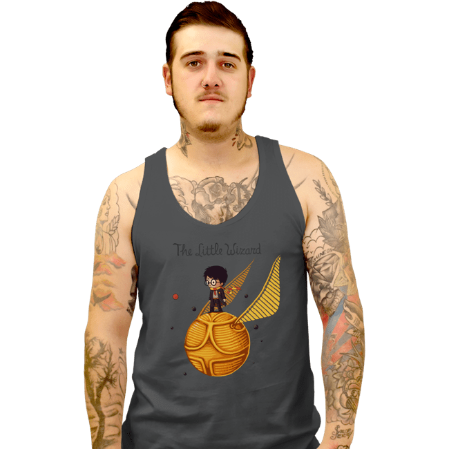 Shirts Tank Top, Unisex / Small / Charcoal The Little Wizard