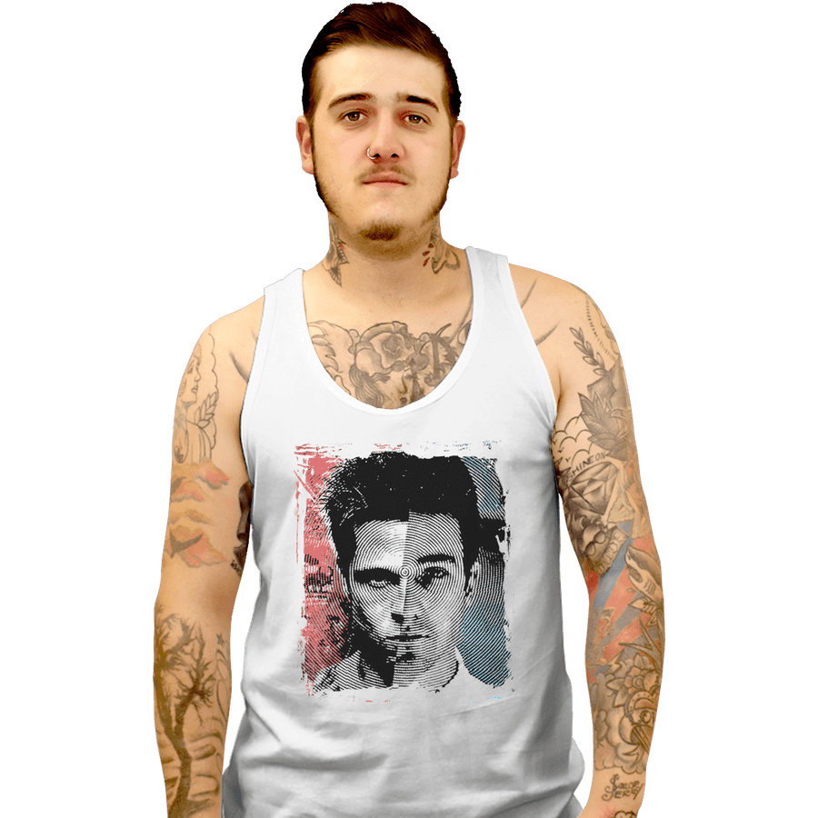 Shirts Tank Top, Unisex / Small / White Split