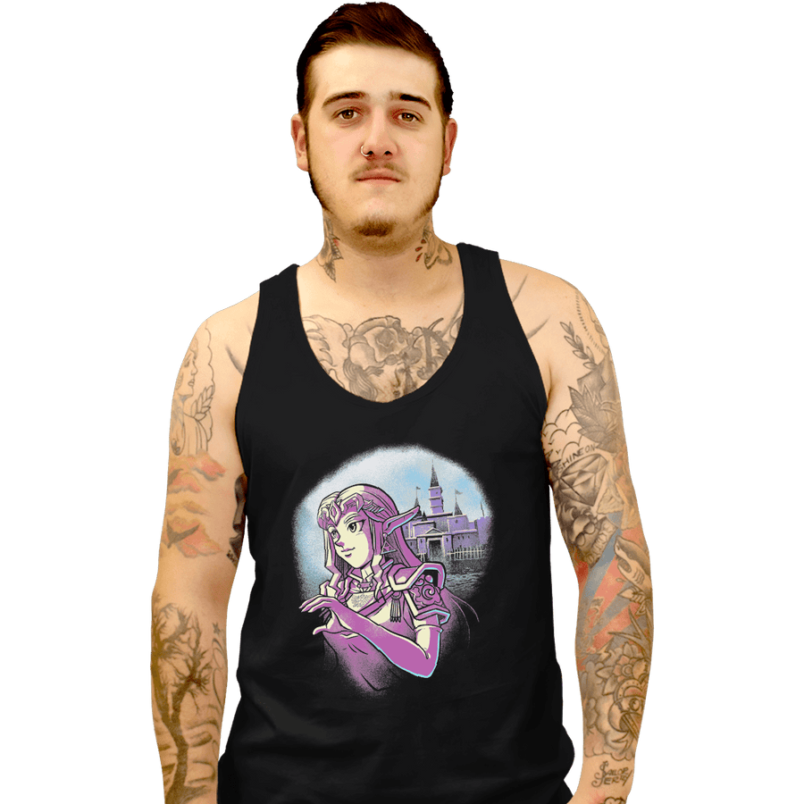 Shirts Tank Top, Unisex / Small / Black His Princess