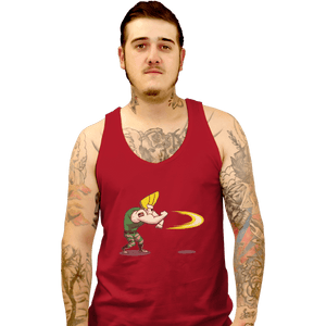 Shirts Tank Top, Unisex / Small / Red Sonic Bravo