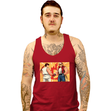 Load image into Gallery viewer, Shirts Tank Top, Unisex / Small / Red Famous Handshake
