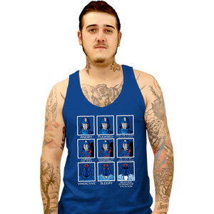 Daily_Deal_Shirts Tank Top, Unisex / Small / Royal Blue The Many Faces of Cobra Commander