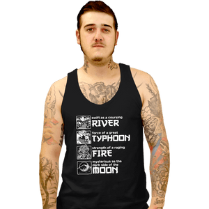 Daily_Deal_Shirts Tank Top, Unisex / Small / Black Be A Man