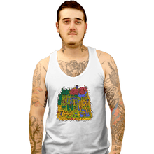 Load image into Gallery viewer, Secret_Shirts Tank Top, Unisex / Small / White Light World Map
