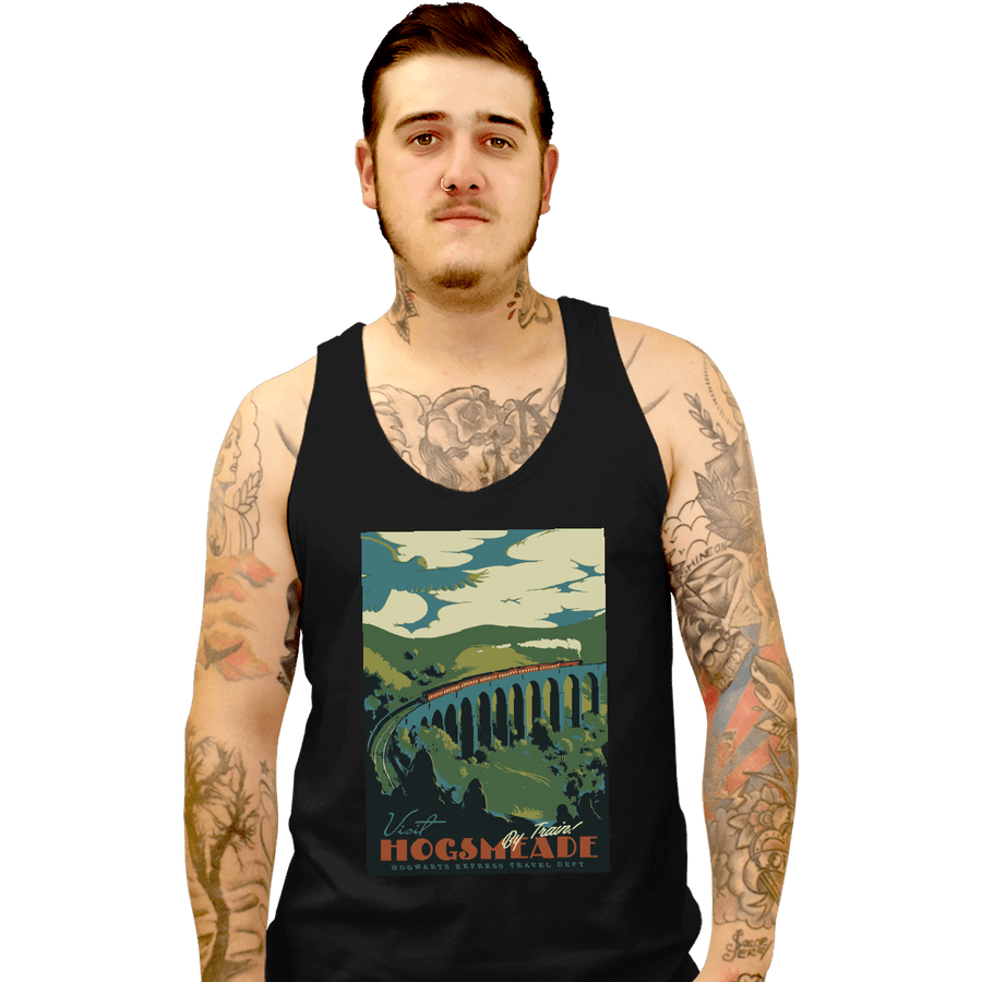 Shirts Tank Top, Unisex / Small / Black Visit Hogsmeade