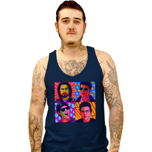 Daily_Deal_Shirts Tank Top, Unisex / Small / Navy Pop Tom Cruise