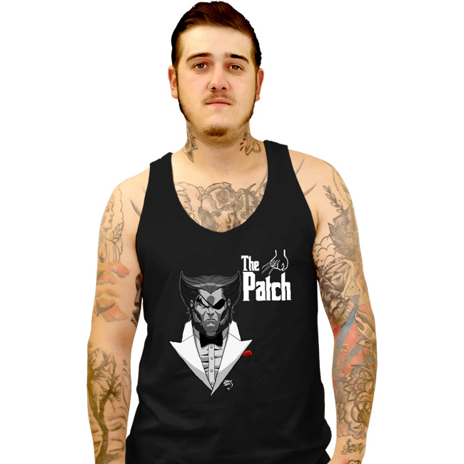 Daily_Deal_Shirts Tank Top, Unisex / Small / Black The Patch