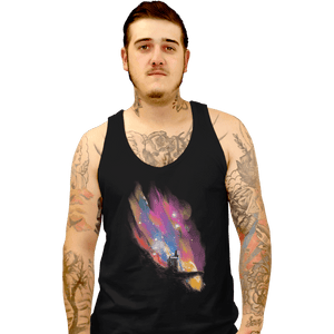 Shirts Tank Top, Unisex / Small / Black Sunset On Gallifrey