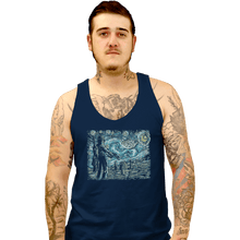 Load image into Gallery viewer, Secret_Shirts Tank Top, Unisex / Small / Navy Starry Wars
