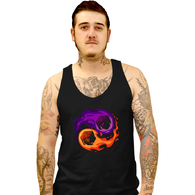 Secret_Shirts Tank Top, Unisex / Small / Black Balance Dice