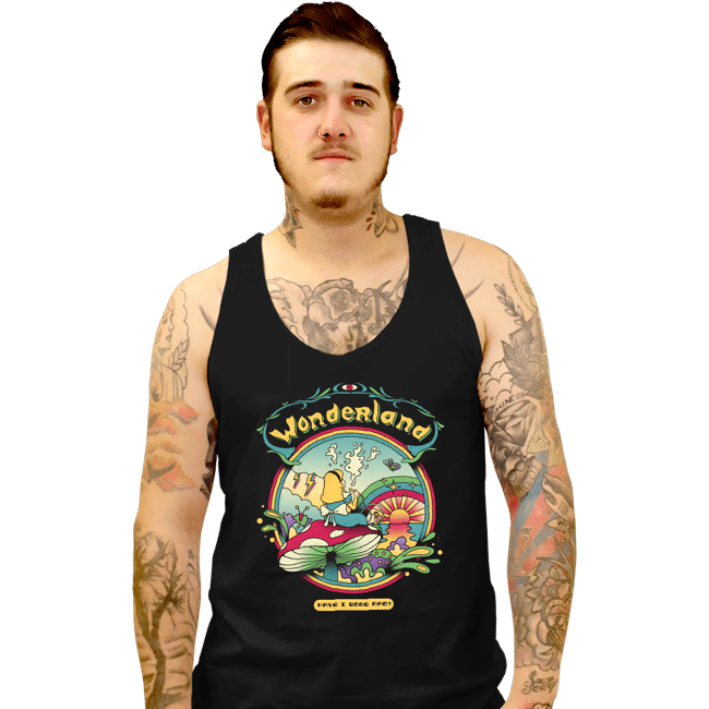 Secret_Shirts Tank Top, Unisex / Small / Black Wonderland Dreamer