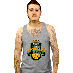 Secret_Shirts Tank Top, Unisex / Small / Sports Grey Hawkins 86