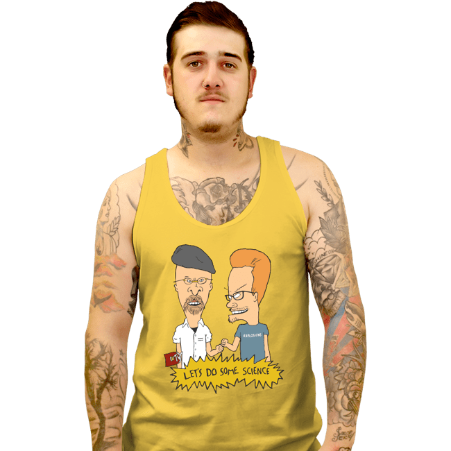 Shirts Tank Top, Unisex / Small / Gold Let's Do Some Science