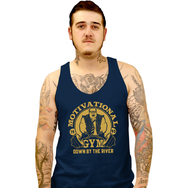 Secret_Shirts Tank Top, Unisex / Small / Navy Foley's Gym