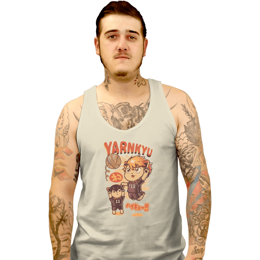 Shirts Tank Top, Unisex / Small / White Yarnkyu