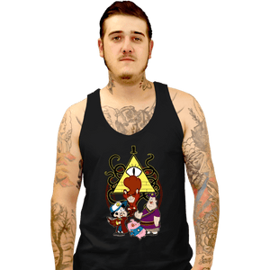Daily_Deal_Shirts Tank Top, Unisex / Small / Black Dipper Strange and the Gravity of Madness