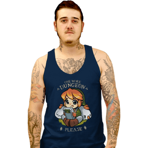Shirts Tank Top, Unisex / Small / Navy One More Dungeon