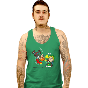 Shirts Tank Top, Unisex / Small / Irish Green The Triforge Gag