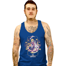 Load image into Gallery viewer, Shirts Tank Top, Unisex / Small / Royal Blue The Empress Peach
