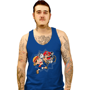 Secret_Shirts Tank Top, Unisex / Small / Royal Blue Super Stretchy Boy