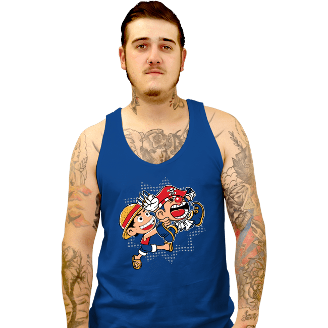 Secret_Shirts Tank Top, Unisex / Small / Royal Blue Super Stretchy Boy