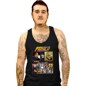 Shirts Tank Top, Unisex / Small / Black Family Fighter