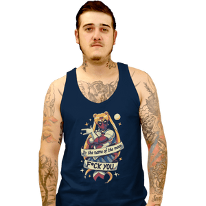 Shirts Tank Top, Unisex / Small / Navy Warrior Of Love
