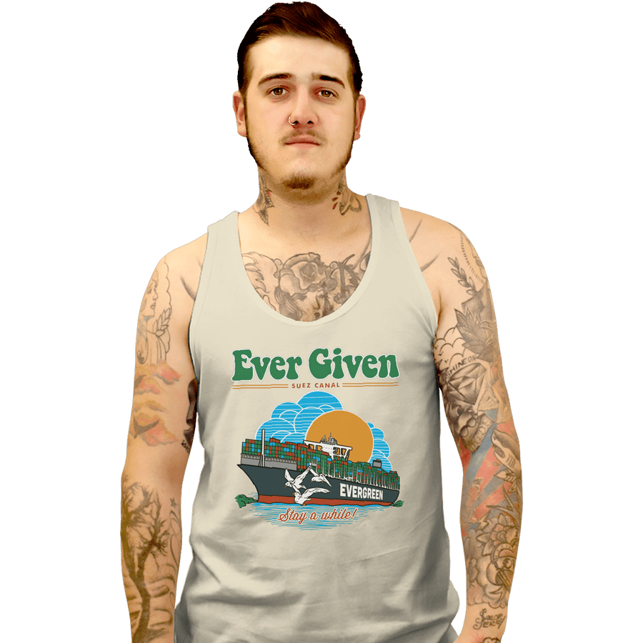 Shirts Tank Top, Unisex / Small / White Ever Given