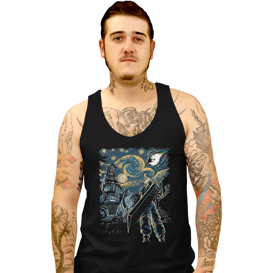 Shirts Tank Top, Unisex / Small / Black Starry Remake