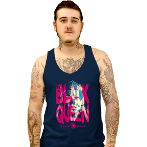 Daily_Deal_Shirts Tank Top, Unisex / Small / Navy The Black Queen