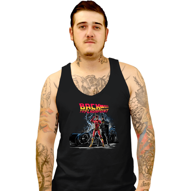 Secret_Shirts Tank Top, Unisex / Small / Black Back To Flashpoint!