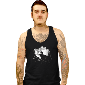 Daily_Deal_Shirts Tank Top, Unisex / Small / Black Moonlight Cave
