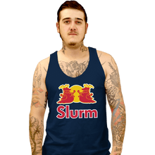 Load image into Gallery viewer, Shirts Tank Top, Unisex / Small / Navy Slurm Energy Drink
