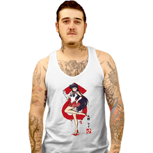 Load image into Gallery viewer, Daily_Deal_Shirts Tank Top, Unisex / Small / White Mars Sumi-e
