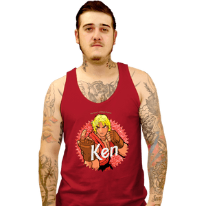 Daily_Deal_Shirts Tank Top, Unisex / Small / Red Ken Doll