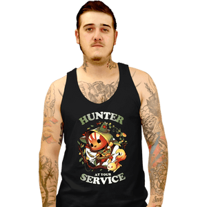 Daily_Deal_Shirts Tank Top, Unisex / Small / Black Hunter At Your Service