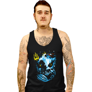 Shirts Tank Top, Unisex / Small / Black The King Triton