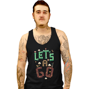 Daily_Deal_Shirts Tank Top, Unisex / Small / Black Let's A Go