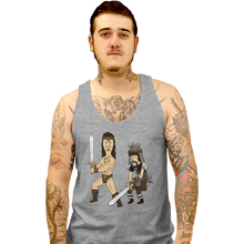 Load image into Gallery viewer, Shirts Tank Top, Unisex / Small / Sports Grey The Barbarian And The Thief
