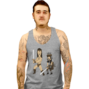 Shirts Tank Top, Unisex / Small / Sports Grey The Barbarian And The Thief
