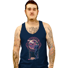 Load image into Gallery viewer, Daily_Deal_Shirts Tank Top, Unisex / Small / Navy Space Cowboy Contemplation
