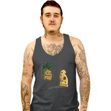 Load image into Gallery viewer, Shirts Tank Top, Unisex / Small / Charcoal Here&#39;s Pineapple
